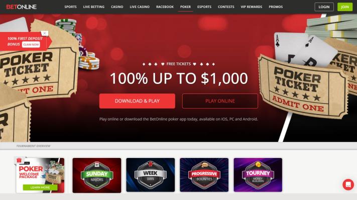 BetOnline Preview BetOnline Poker